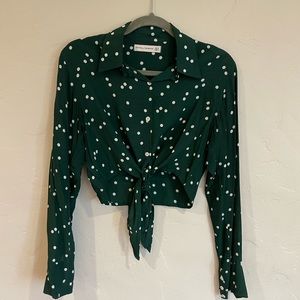 Faithful the Brand Cropped Blouse